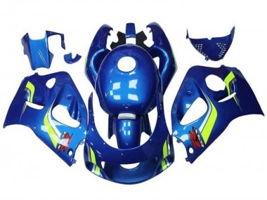 Achat Carénages Moto Suzuki GSXR 600 / GSXR 750 1996-2000 - Bleu Jaune Blanc