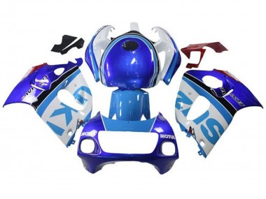 Achat Carénages Moto Suzuki GSXR 600 / GSXR 750 1996-2000 - Blanc Bleu Bande