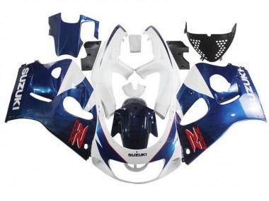 Achat Carénages Moto Suzuki GSXR 600 / GSXR 750 1996-2000 - Blanc Bleu Rouge