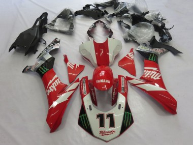 Achat Carénages Moto Yamaha YZF 1000 R1 2020-2025 - Blanc Rouge Noir Vert Monstre Milwaukee