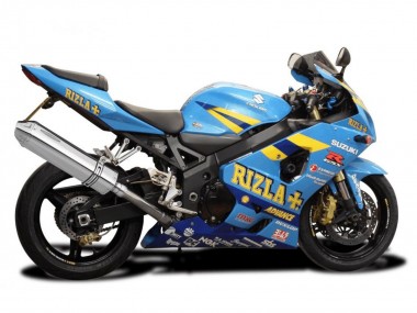 Achat Carénages Moto Suzuki GSXR 600 / GSXR 750 2004-2005 - Bleu Clair Jaune Rizla Motul