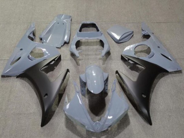 Carénages Moto Yamaha YZF R6 2005 - Nardo Gris Noir Mat