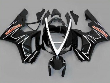 Achat Carénages Moto Triumph Daytona 675 Triple 2006-2008 - Noir Brillant Blanc Bande