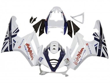 Achat Carénages Moto Triumph Daytona 675 Triple 2009-2012 - Blanc Bleu Foncé