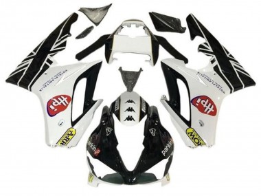 Achat Carénages Moto Triumph Daytona 675 Triple 2009-2012 - Blanc Noir Brillant HPi