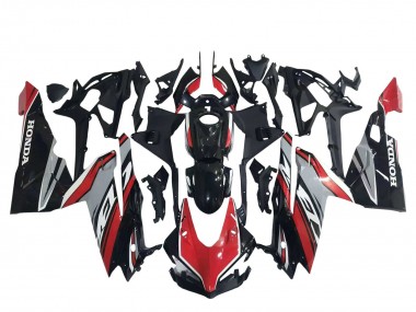 Achat Carénages Moto Honda CBR250RR 2017-2022 - Rouge Argent Noir Brillant