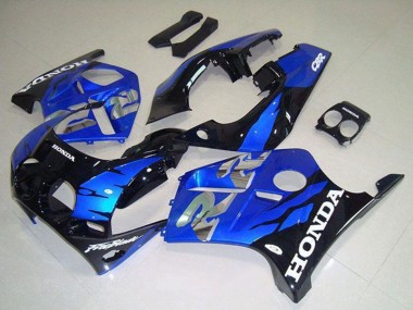 Achat Carénages Moto Honda CBR250RR MC19 1988-1989 - Bleu Noir Brillant