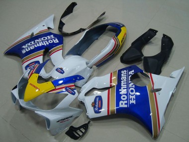 Achat Carénages Moto Honda CBR600 F4i 2004-2007 - Blanc Bleu Jaune Rothmans