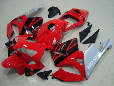 Achat Carénages Moto Honda CBR600RR 2003-2004 - Rouge Argent Noir Brillant