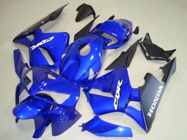 Achat Carénages Moto Honda CBR600RR 2005-2006 - Bleu Noir Blanc Décalque