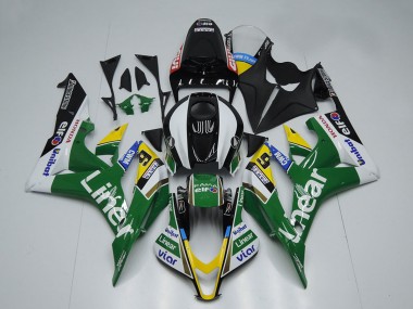 Achat Carénages Moto Honda CBR600RR 2007-2008 - Vert Blanc Noir Brillant Doublerr