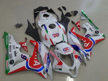 Achat Carénages Moto Honda CBR600RR 2007-2008 - Blanc Rouge Bleu Vert Pata 6