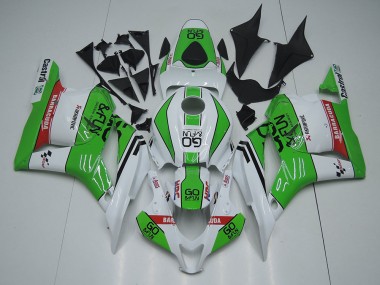 Achat Carénages Moto Honda CBR600RR 2009-2012 - Blanc Vert Rouge Go Fun