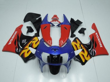 Achat Carénage Moto Honda CBR900RR 919 1998-1999 - Rouge Bleu Noir Brillant