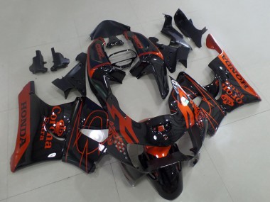 Achat Carénages Moto Honda CBR900RR 919 1998-1999 - Noir Brillant Rouge Corona