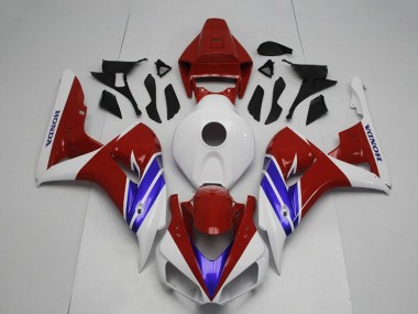 Achat Carénage Moto Honda CBR1000RR 2006-2007 - Blanc Rouge Bleu
