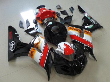 Achat Carénages Moto Honda CBR1000RR 2006-2007 - Rouge Blanc Orange Noir Brillant Courses