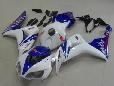 Achat Carénages Moto Honda CBR1000RR 2006-2007 - Blanc Bleu Rouge HRC