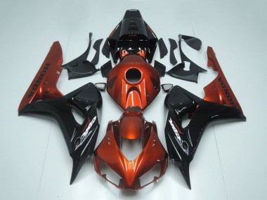 Achat Carénage Moto Honda CBR1000RR 2006-2007 - Rouge Noir Brillant