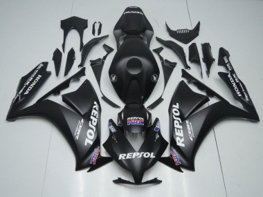 Achat Carénages Moto Honda CBR1000RR 2012-2016 - Noir Mat Blanc Repsol HRC