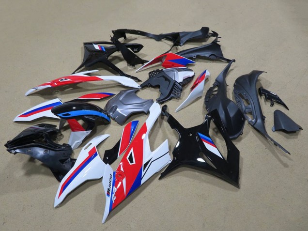 Carénage Moto BMW S1000RR 2019-2022 - Noir Blanc Rouge Bleu