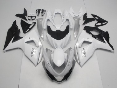 Achat Carénages Moto Suzuki GSXR 1000 2009-2016 - Blanc Noir OEM Style