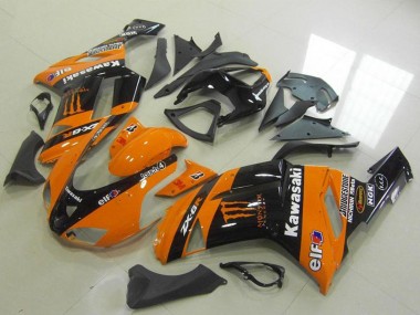 Achat Carénages Moto Kawasaki ZX6R 2007-2008 - Orange Monstre