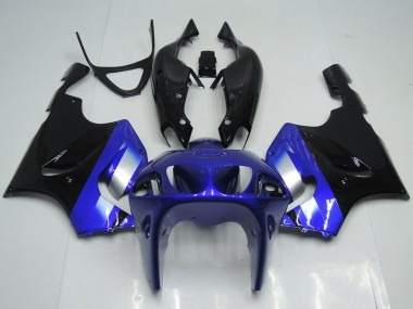 Achat Carénages Moto Kawasaki ZX7R 1996-2003 - Bleu Argent Noir Brillant