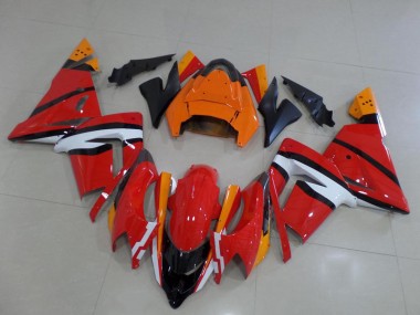 Achat Carénages Moto Kawasaki ZX10R 2004-2005 - Orange Noir Blanc
