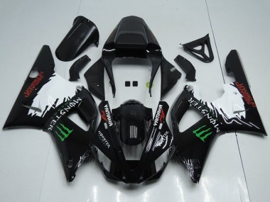 Achat Carénages Moto Yamaha YZF R1 2000-2001 - Noir Brillant Blanc Rouge Vert Monstre