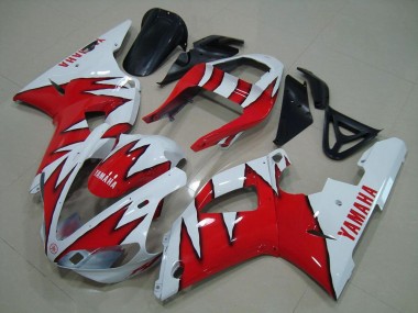 Achat Carénages Moto Yamaha YZF R1 2000-2001 - Blanc Rouge