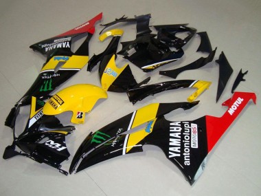 Achat Carénages Moto Yamaha YZF R6 2008-2016 - Jaune Rouge Noir Brillant Vert Monstre Motul