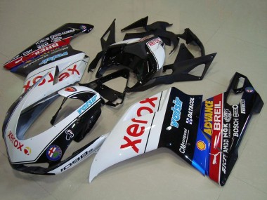 Achat Carénages Moto Ducati 1098 2007-2014 - Blanc Bleu Rouge Noir Brillant Noir Xerox Valsir