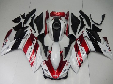 Achat Kits Carénage Moto ABS Yamaha YZF R3 2015-2018 - Blanc Rouge Noir