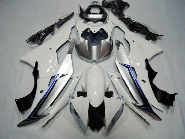 Achat Kits Carénage Moto Yamaha YZF R6 2008-2016 - Blanc Bleu Noir