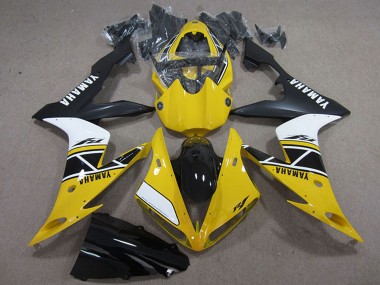Achat Carénages Moto Yamaha YZF R1 2004-2006 - Jaune Blanc Noir