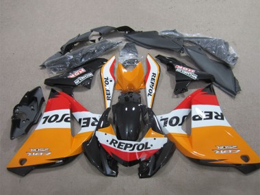 Achat Carénages Moto Honda CBR125R 2011-2016 - Orange Blanc Rouge Noir Brillant Repsol