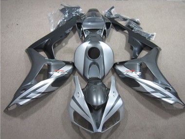 Achat Carénages Moto Honda CBR1000RR 2006-2007 - Argent Gris Noir Mat Fireblade