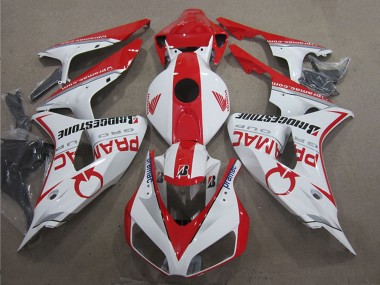 Achat Carénages Moto Honda CBR1000RR 2006-2007 - Blanc Rouge Pramac Bridgestone