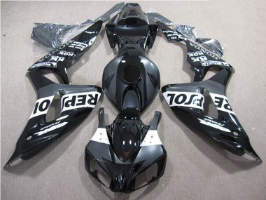 Achat Carénages Moto Honda CBR1000RR 2006-2007 - Noir Brillant Gris Blanc Repsol