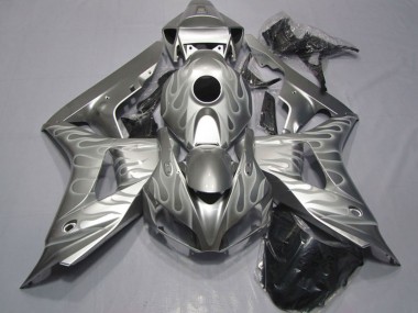 Achat Carénages Moto Honda CBR1000RR 2006-2007 - Argent Blanc Flamme