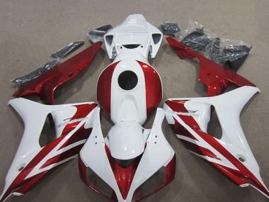 Achat Kits Carénage Moto Honda CBR1000RR 2006-2007 - Blanc Rouge