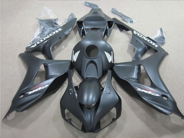 Achat Carénages Moto Honda CBR1000RR 2006-2007 - Noir Mat Blanc Décalque