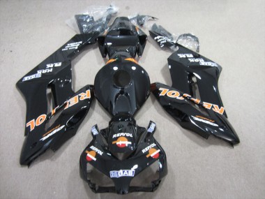 Achat Carénages Moto Honda CBR1000RR 2004-2005 - Noir Brillant Orange Repsol
