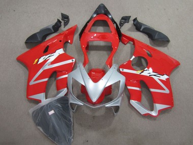 Achat Kits Carénage Moto ABS Honda CBR600 F4i 2001-2003 - Argent Rouge