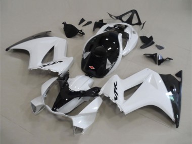 Achat Carénages Moto Honda VFR 800 2002-2013 - Blanc Noir Brillant