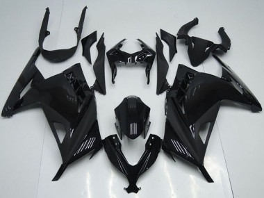 Achat Carénages Moto Kawasaki ZX300R 2013-2018 - Noir Brillant