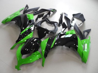 Achat Carénage Moto Kawasaki ZX300R 2013-2018 - Vert Noir Brillant