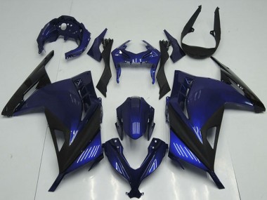 Achat Carénages Moto Kawasaki ZX300R 2013-2018 - Bleu Noir