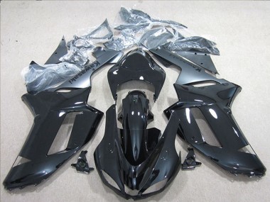 Achat Carénages Moto Kawasaki ZX6R 2007-2008 - Noir Argent